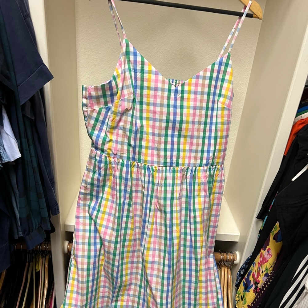 JCrew cotton sun dress, full length. Never worn